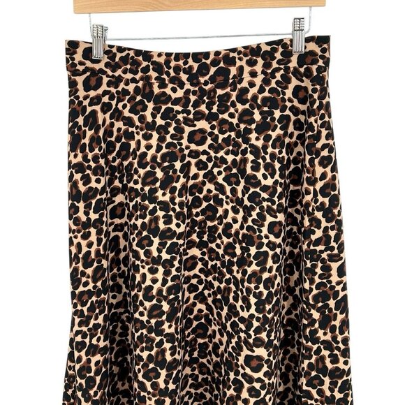 Loft‎ A-Line Skirt Women's Size 6 Animal Print Above Knee Lined Work Party - Picture 2 of 11